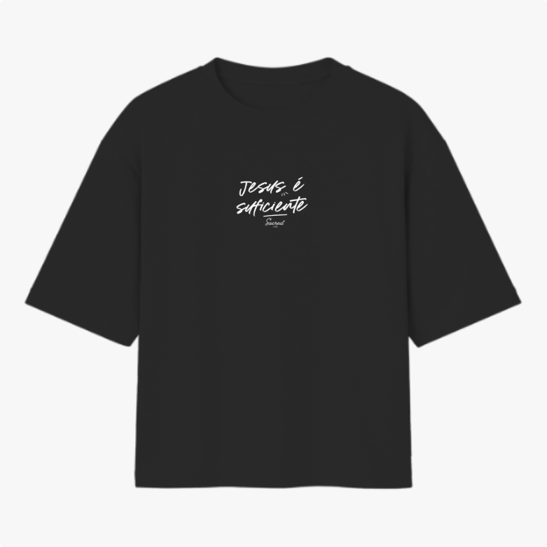 Camiseta Oversized Cristã Feminina – Algodão Premium