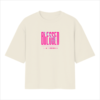 Camiseta Oversized Blessed