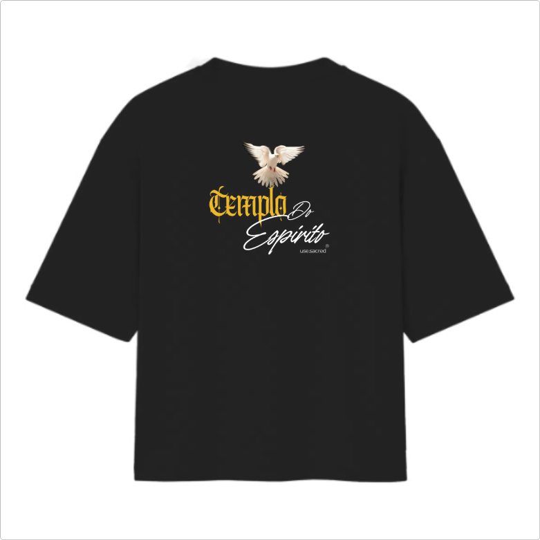 Camiseta Oversized  Templo do Espirito