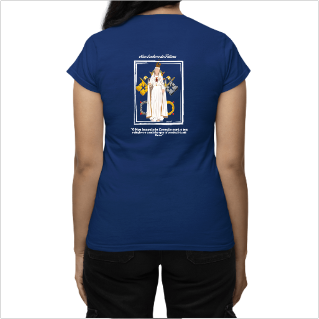 Camiseta Babylook Nsa Senhora de Fátima