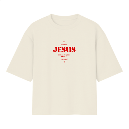 Camiseta Oversized Jesus Passar