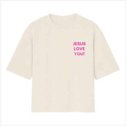 Camiseta Oversized Jesus Love