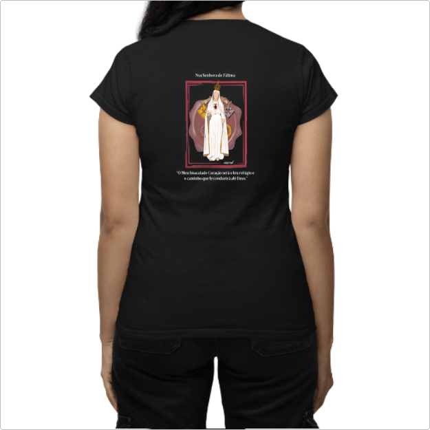 Camiseta Babylook Nsa Senhora de Fátima