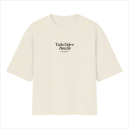 Camiseta Oversized Para Ele