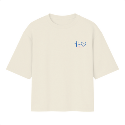 Camiseta Oversized Muito Custe Preta e Off White