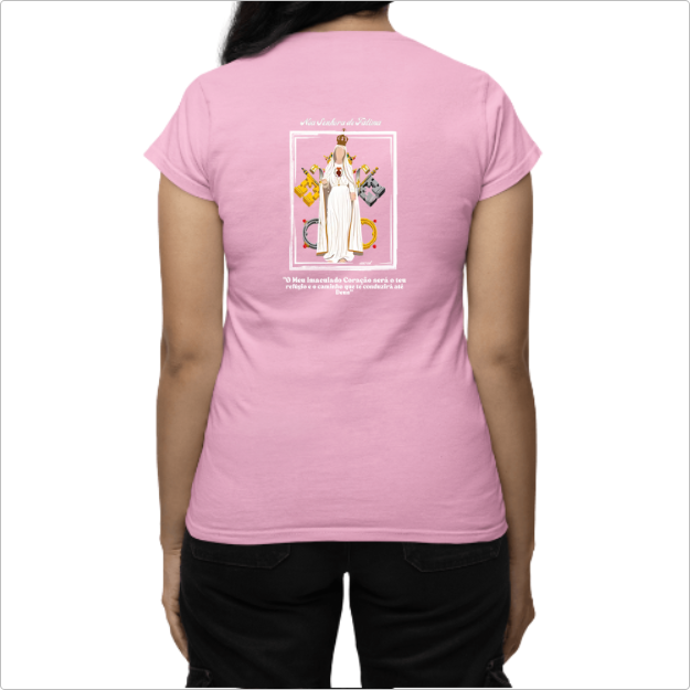 Camiseta Babylook Nsa Senhora de Fátima