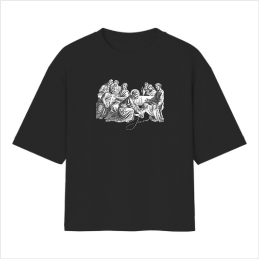 santa ceia oversized normal preta