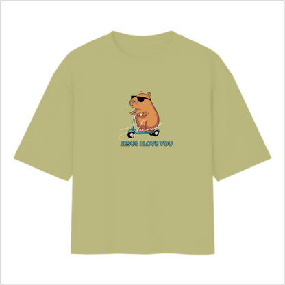 Camiseta Oversized Capivara