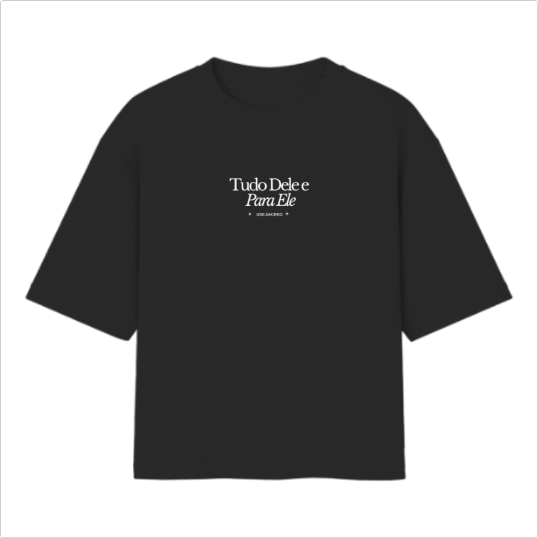 Camiseta Oversized Para Ele