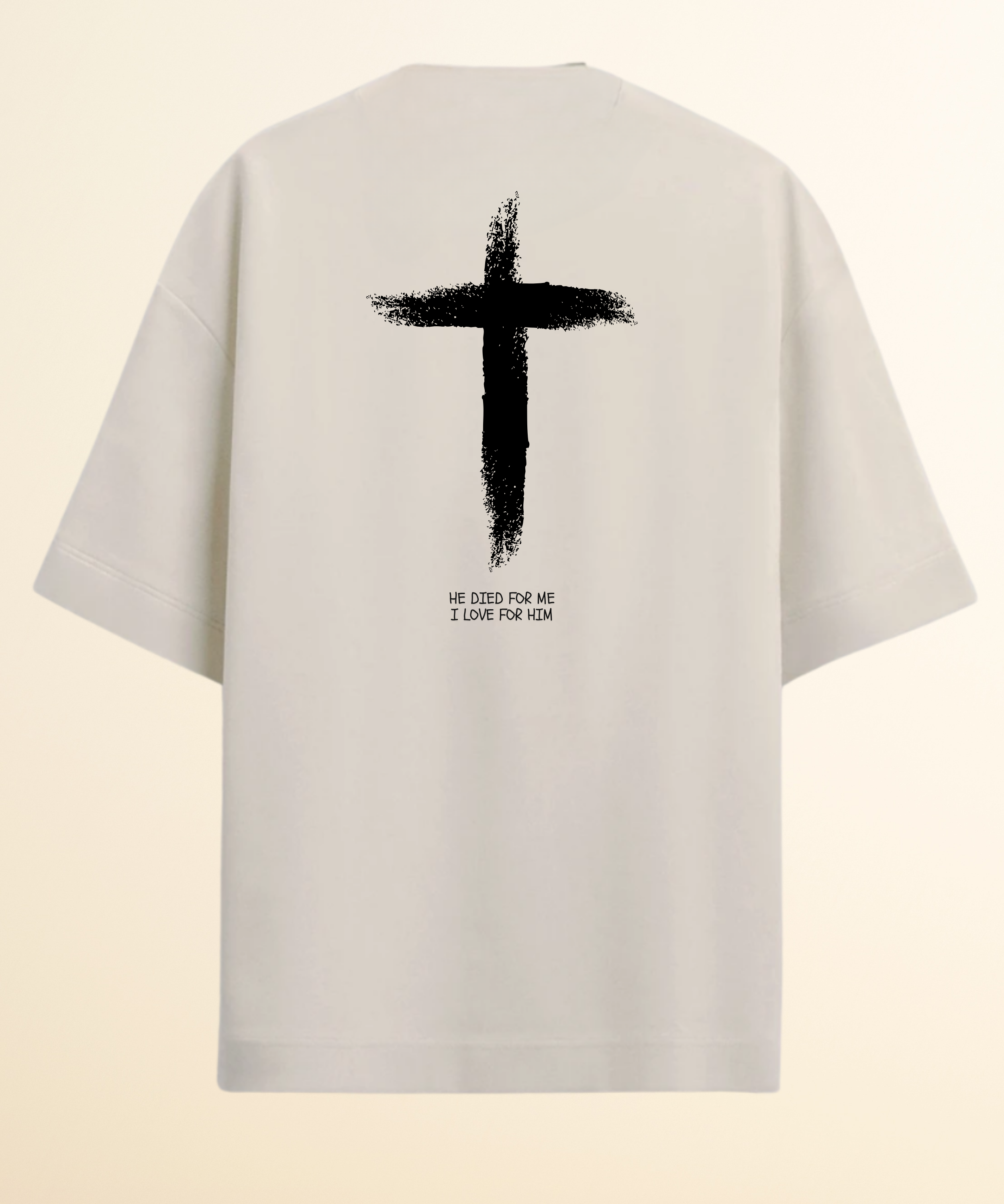 Camiseta Oversized Off White Foi Por Amor