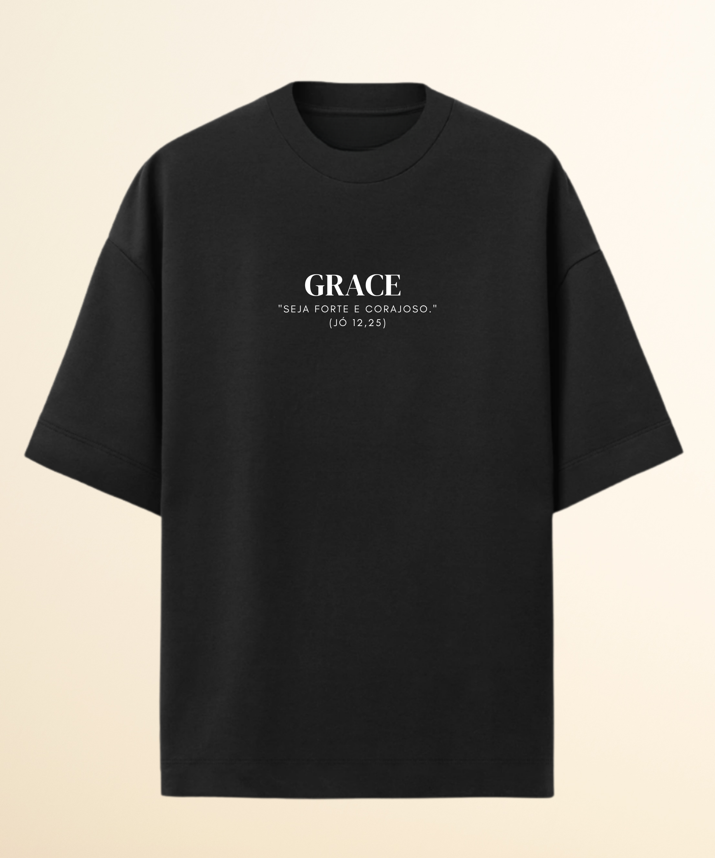 Camiseta Oversized Elegante Graça