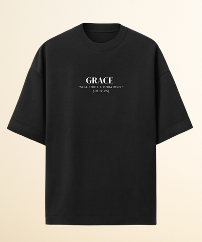 Camiseta Oversized Elegante Graça