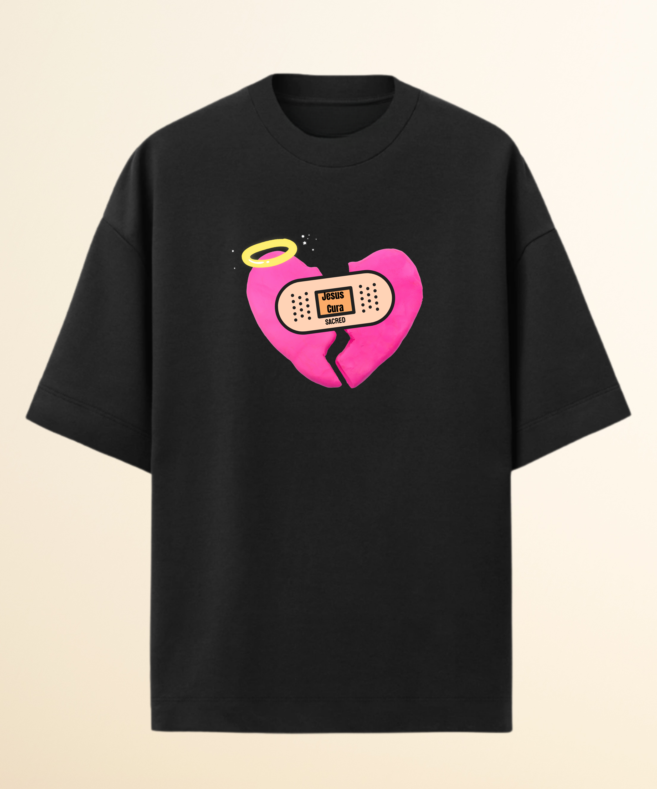 Camiseta Oversized Coração