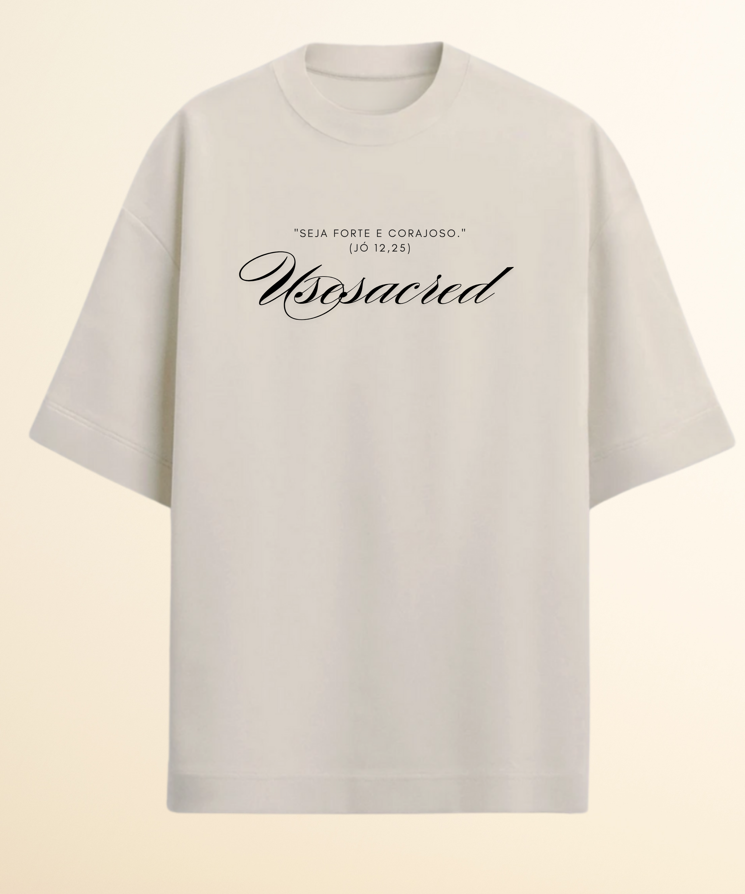 Camiseta Oversized Seja Forte Premiun