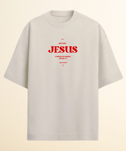 Camiseta Oversized Jesus Passar