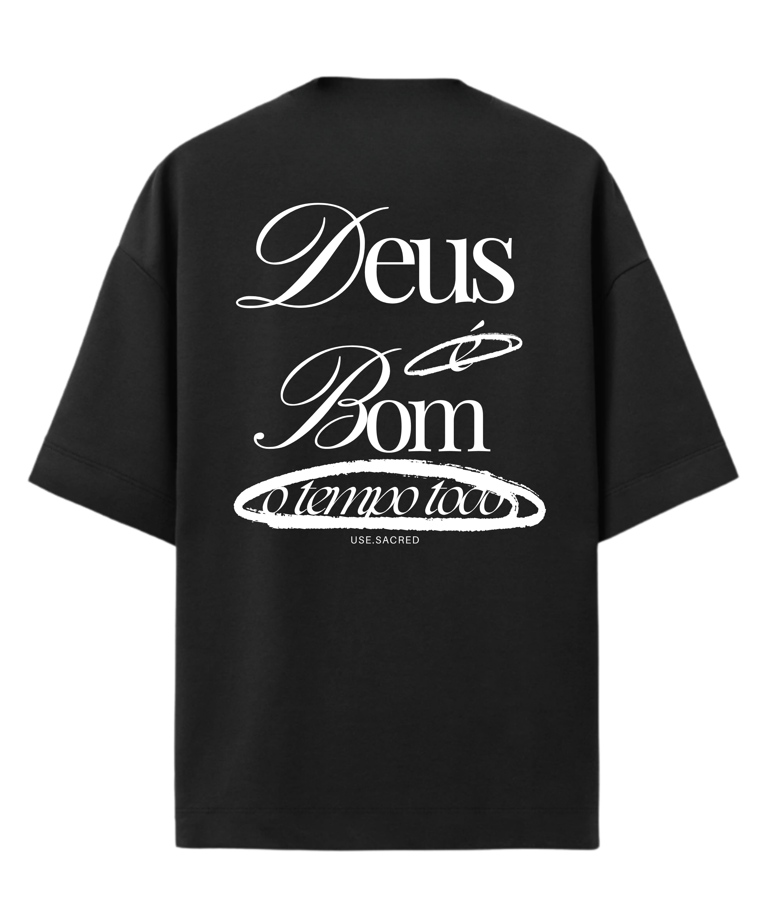 Camiseta Oversized Deus é bom