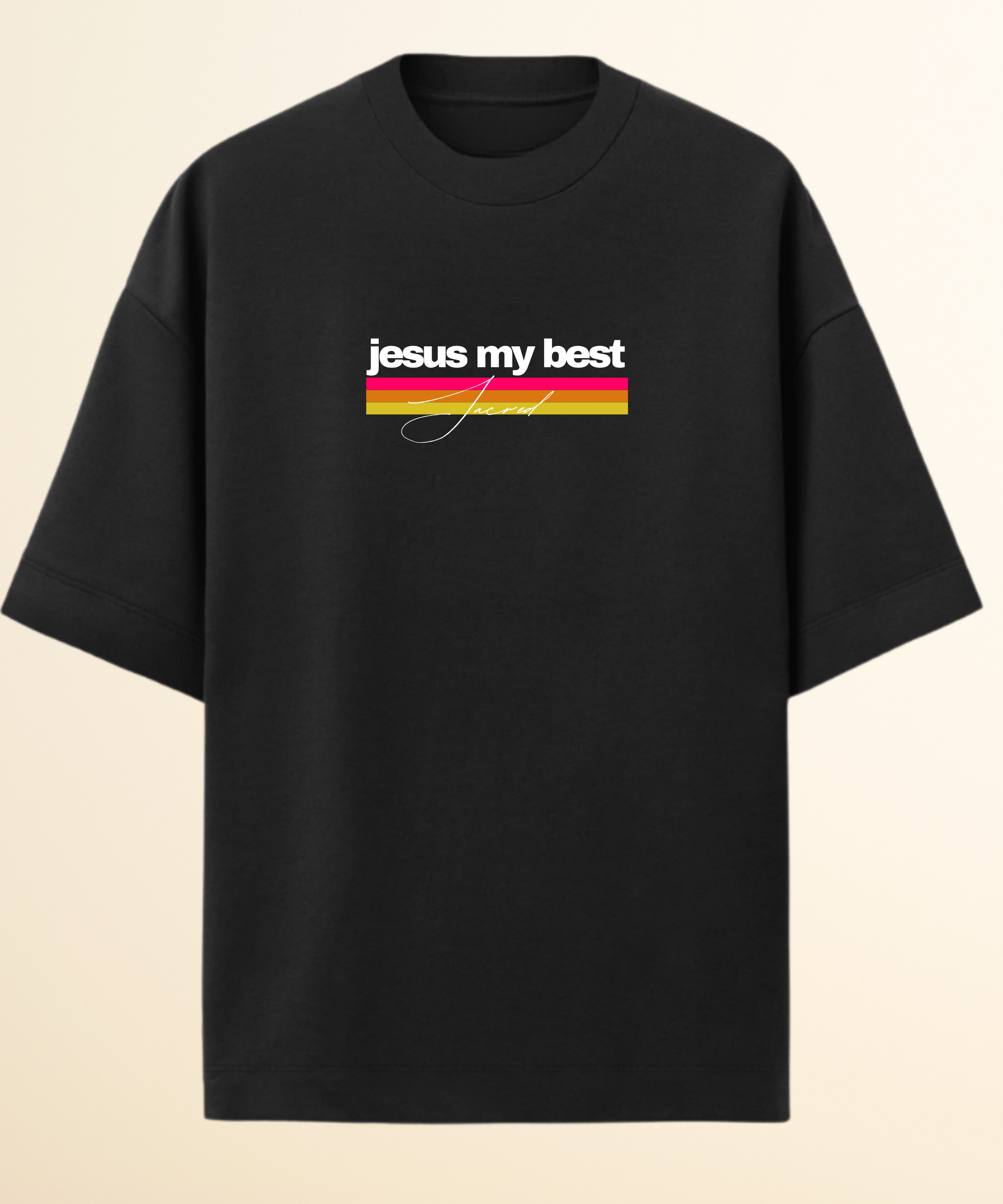 Camiseta Oversized Jesus my best