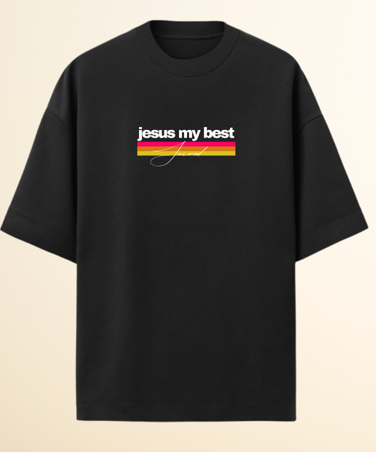 Camiseta Oversized Jesus my best