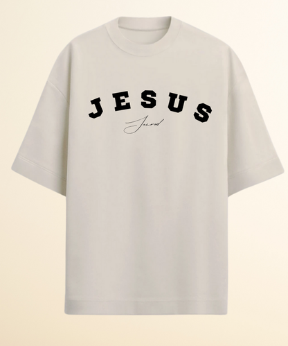 Camiseta Oversized Jesus Basic
