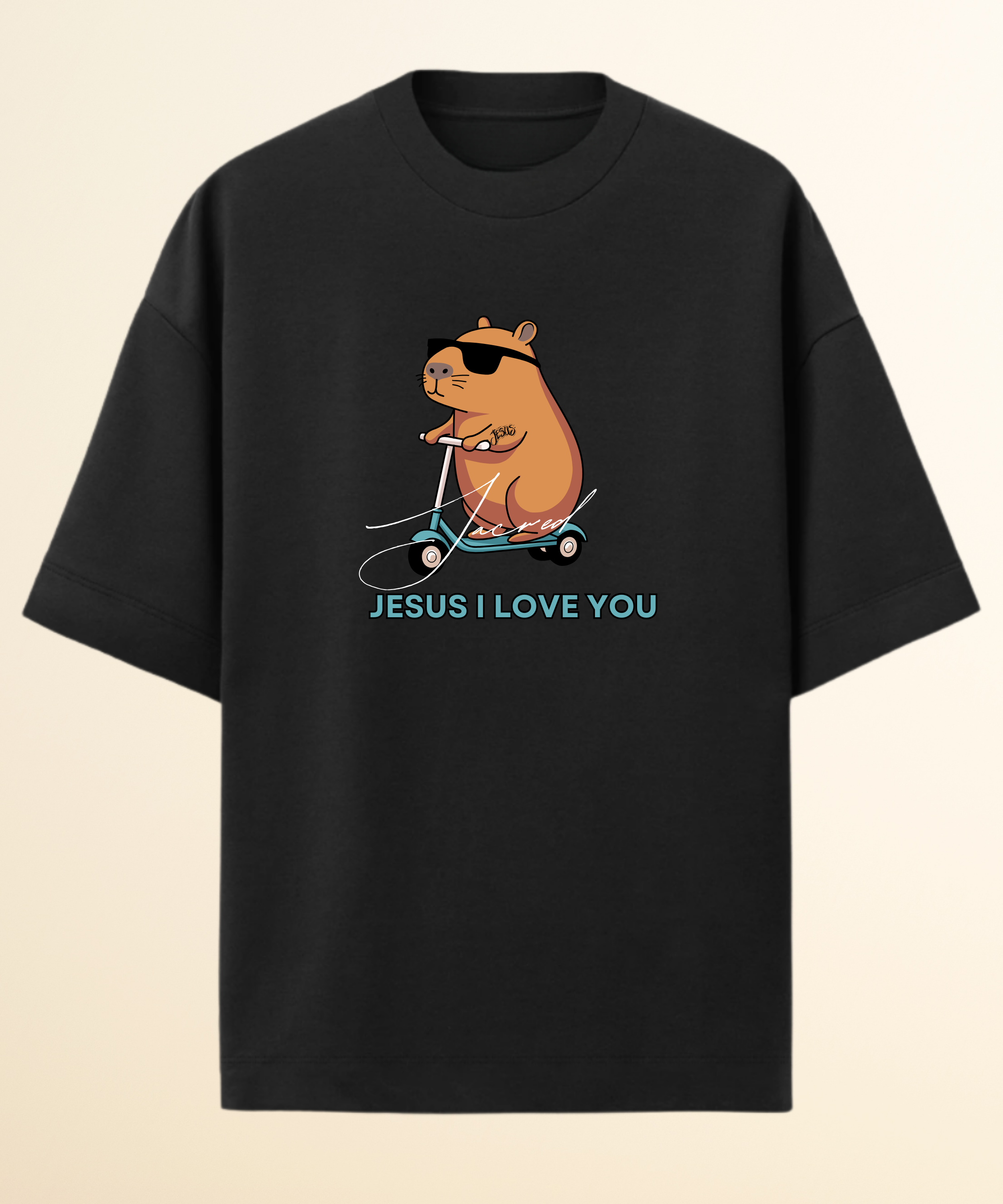 Camiseta Oversized Capivara