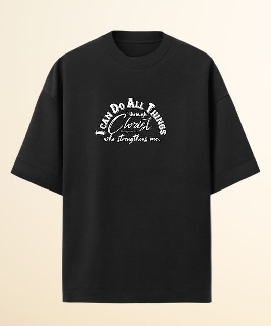 Camiseta Oversized Eu Posso