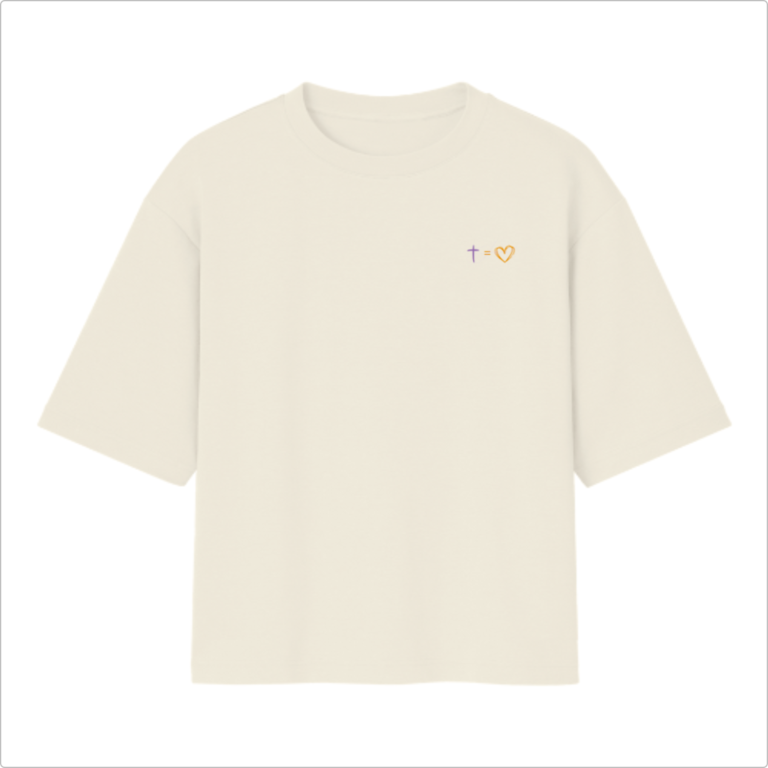 Camiseta Oversized É justo que muito custe o que muito vale