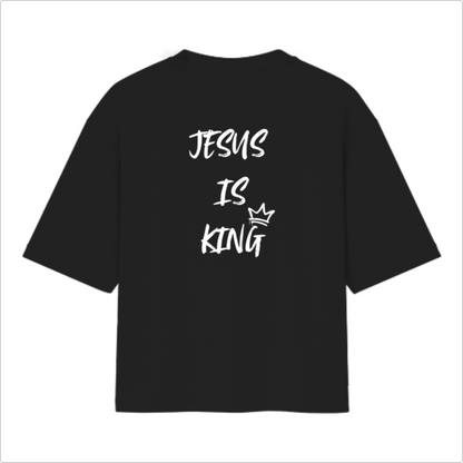 Camiseta Oversized  Jesus is King Basic