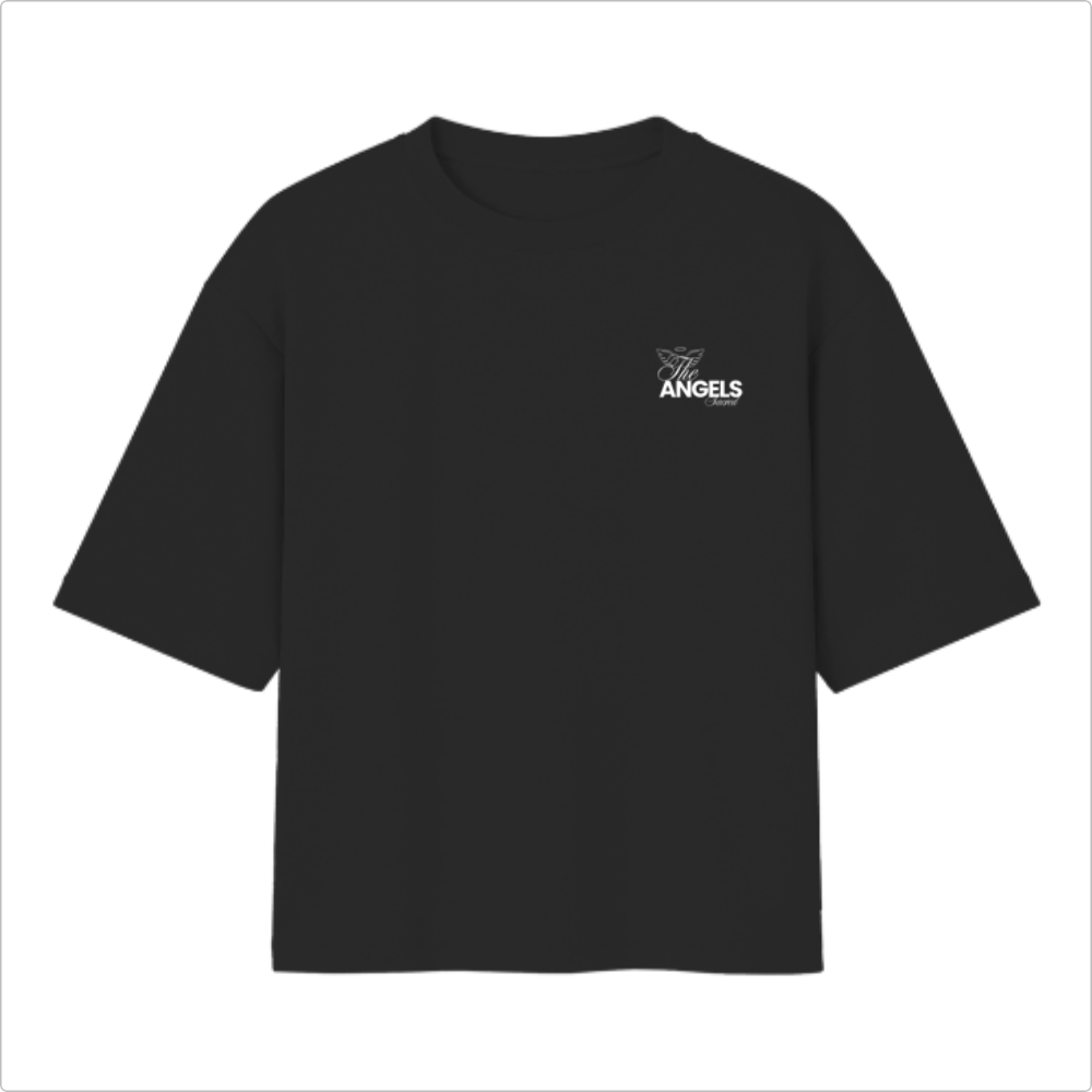 Camiseta oversized feminina Angel Sacred