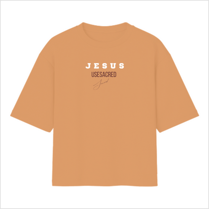 Camiseta Oversized Jesus Amor Maior