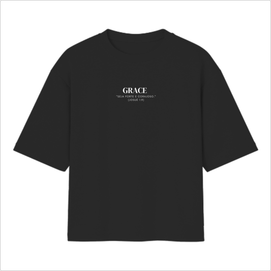 Camiseta Oversized Elegante Graça