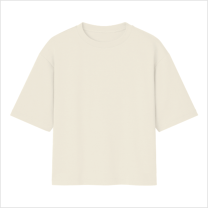 Camiseta Oversized Lisa Preta e Off White