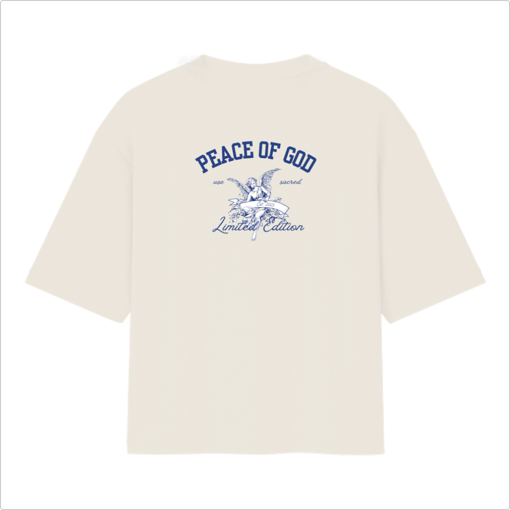 Camiseta Oversized Peace Of God Anjo